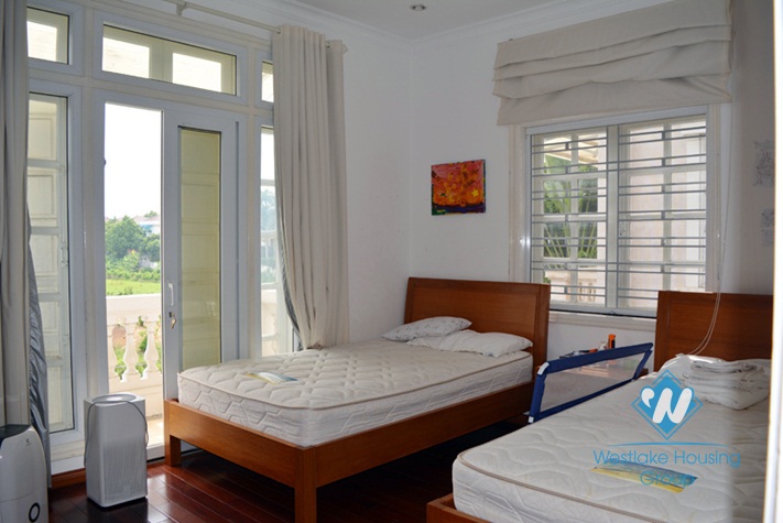 Well maintained furnished villa for rent in Ciputra, Tay Ho, Hanoi